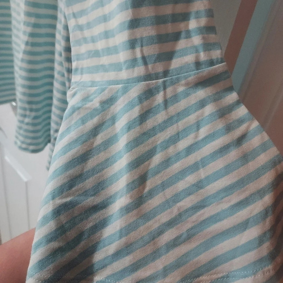 NWT Talbots Woman Blue and White Striped Long Bell Sleeves in Size 2X - Picture 9 of 11